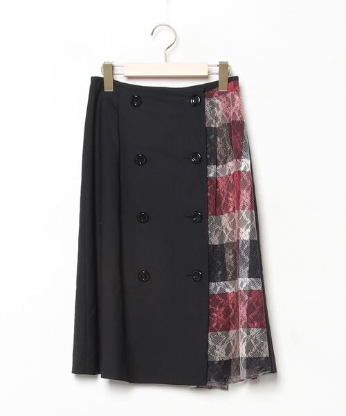【タグ付】BLUE LABEL CRESTBRIDGE スカート 36 BLUE LABEL CRESTBRIDGE 「BLUE CRESTBRIDGE」 フレアスカート
