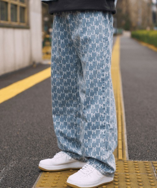 「JUST A NOON」 デニムパンツ MEDIUM ライトブルー レディース