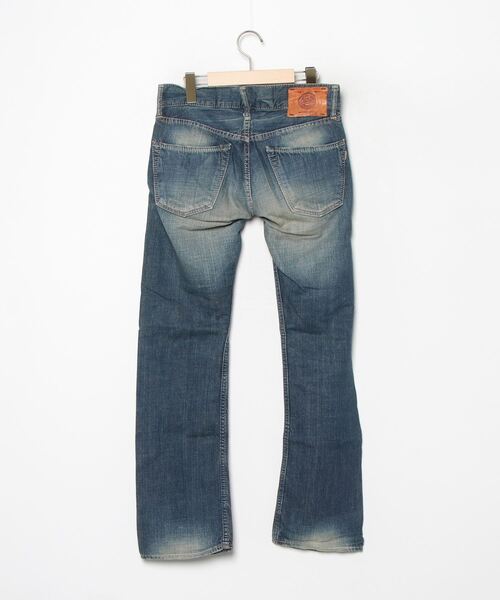 [OMNIGOD] обработка Denim брюки 1 голубой женский 