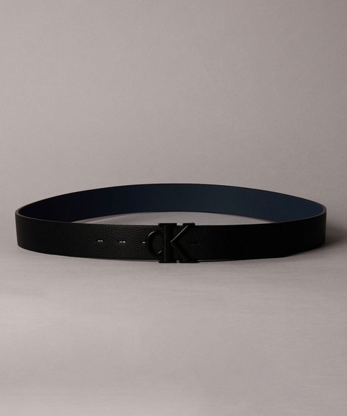 Calvin Klein ベルト リバーシブルモノグラム バックルベルト