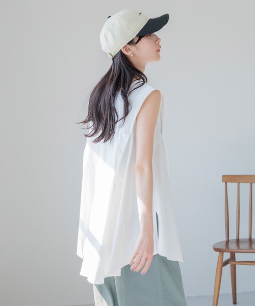 「LOWRYS FARM」 ノースリーブトップス FREE ブラック レディース_画像5