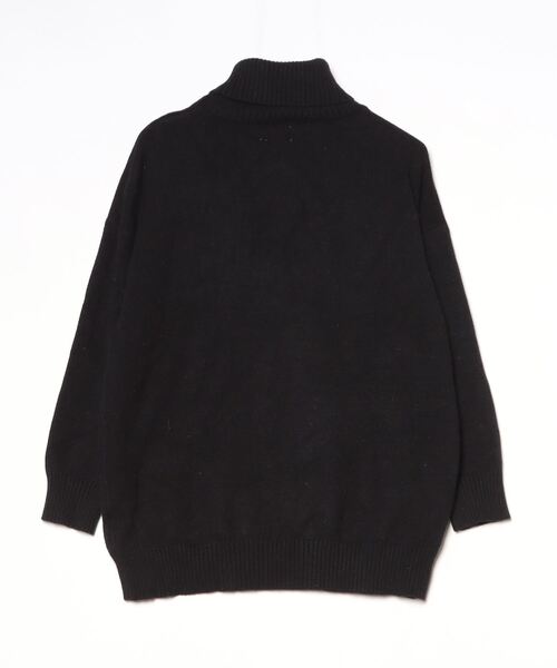 「aimoha」 タートルネックニット X-LARGE ブラック メンズ_画像2