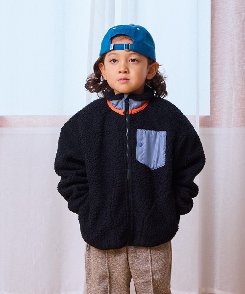 LOVETOXIC ブルゾン アウター リバーシブルボアブルゾン キッズ 子供服