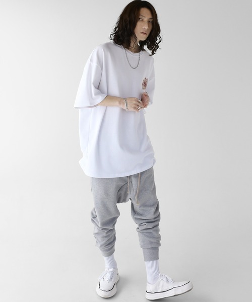 「minsobi」 半袖Tシャツ FREE ホワイト メンズ_画像4