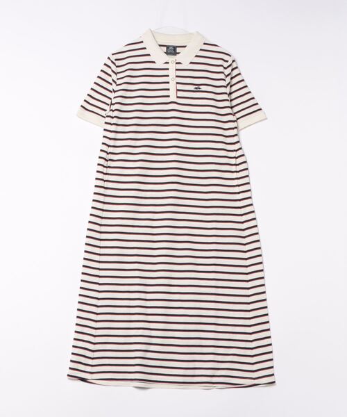 「KRIFF MAYER Lady's Collection」 半袖ワンピース MEDIUM ネイビー レディース_画像3