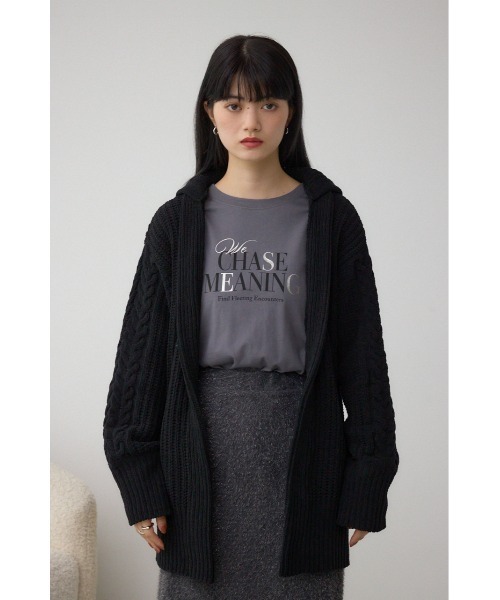 AZUL BY MOUSSY（アズールバイマウジー） カーディガン マットモール 