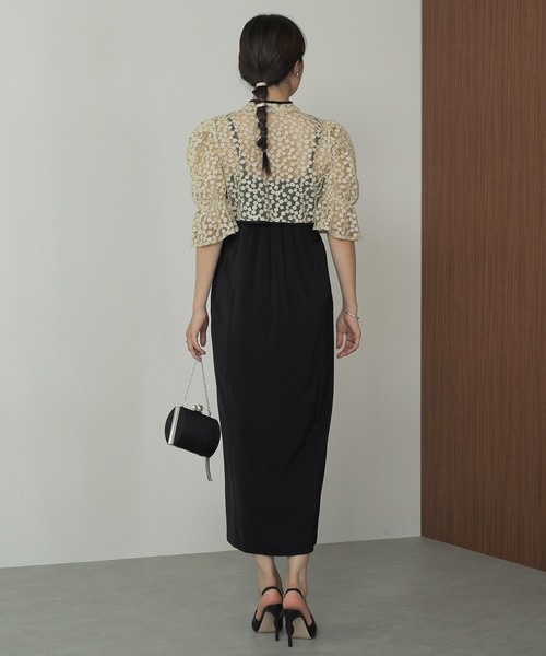 「Kana」 コンビワンピース M ネイビー レディース_画像3