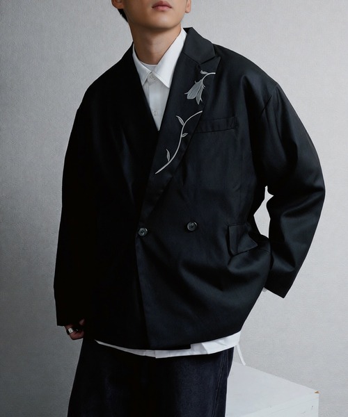 スタニングルアー テーラードジャケット STUNNING LURE（スタニングルアー）の「シャギーダブルブレスト