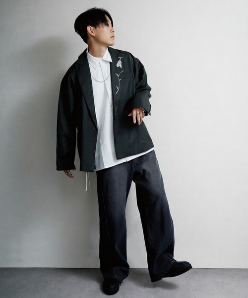 スタニングルアー テーラードジャケット STUNNING LURE（スタニングルアー）の「シャギーダブルブレスト