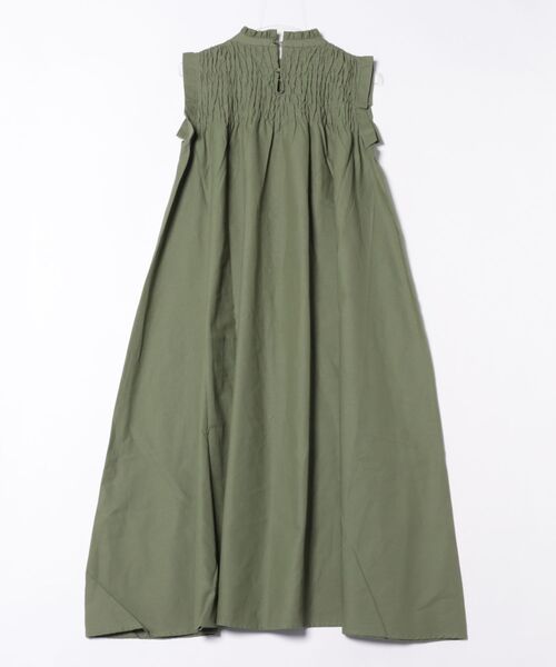 「STYLEBLOCK」 ノースリーブワンピース M カーキ レディース_画像2