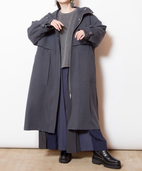 OSMOSIS（オズモーシス） コート アウター ライナー付フーデッドコート