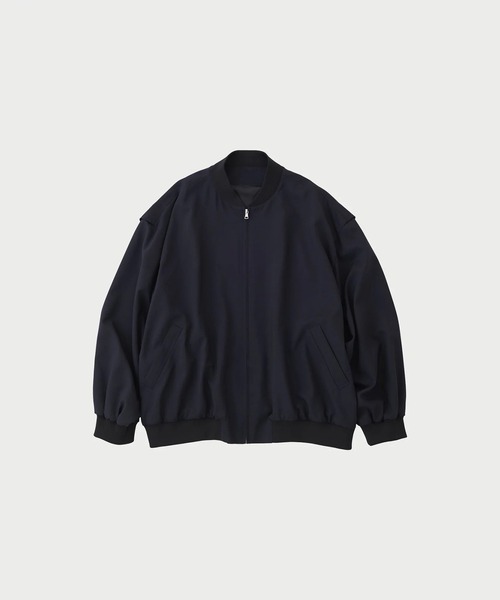 ブルゾン アウター ZIP UP OVER BLOUSON メンズの画像