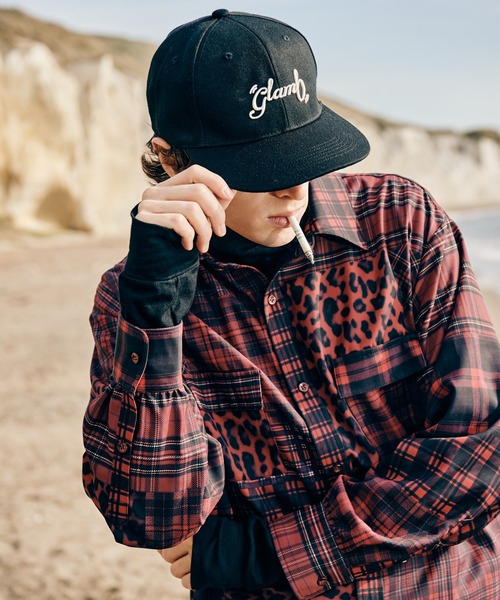 glamb（グラム） シャツ Patchwork Print Shirt / パッチワーク