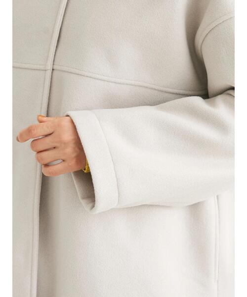 「Green Parks」 「chocol raffine robe」ノーカラーコート FREE ブルー レディース_画像8