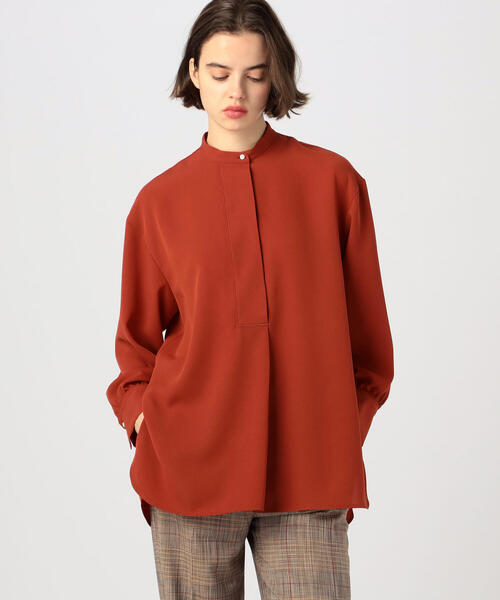 トゥモローランド　長袖ブラウス 未使用 TOMORROWLAND（トゥモローランド） 長袖ブラウス 36 ダークオレンジ