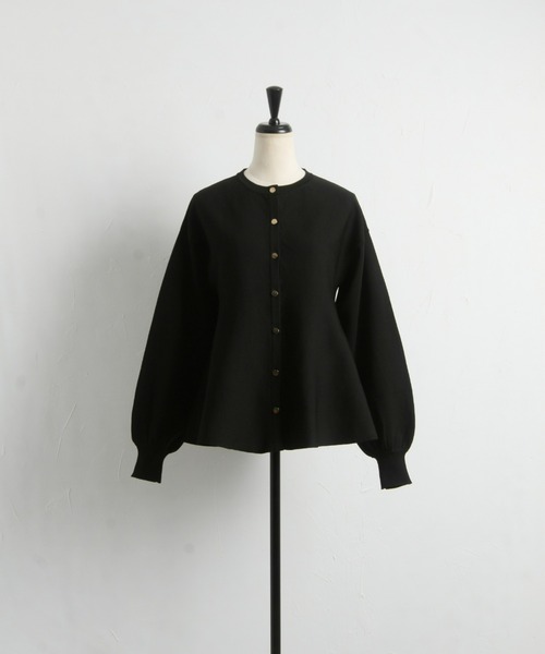 「&. NOSTALGIA」 ニットカーディガン FREE レッド レディース_画像3