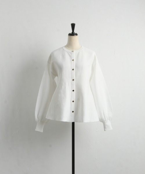 「&. NOSTALGIA」 ニットカーディガン FREE レッド レディース_画像4