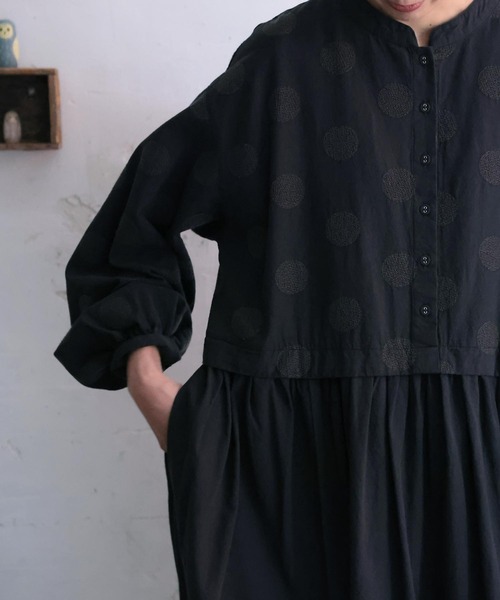 soulberry（ソウルベリー） ワンピース ドット刺繍のワンピース
