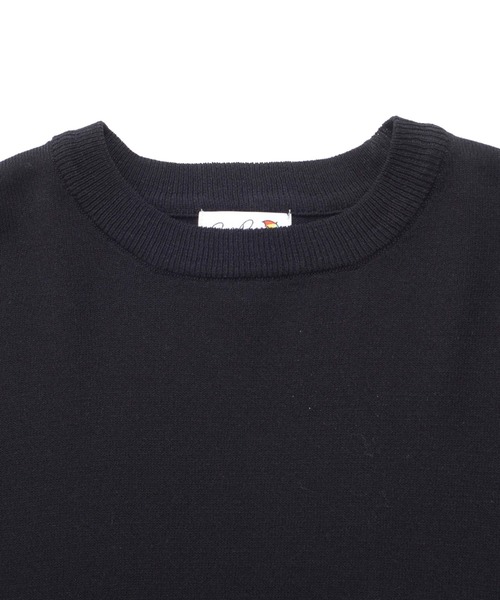 「Arnold Palmer」 半袖ニット L ブラック レディース_画像4