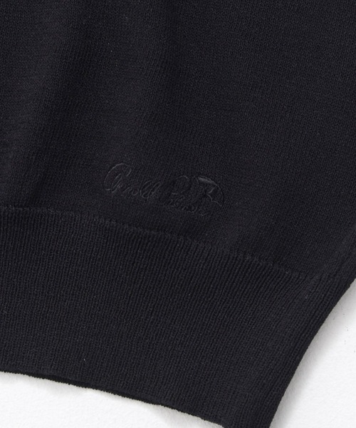 「Arnold Palmer」 半袖ニット L ブラック レディース_画像6