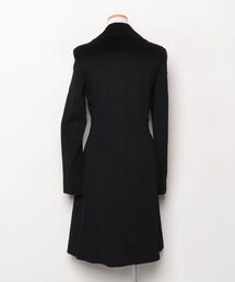 「alberto biani」 チェスターコート 42 ブラック レディースの画像2