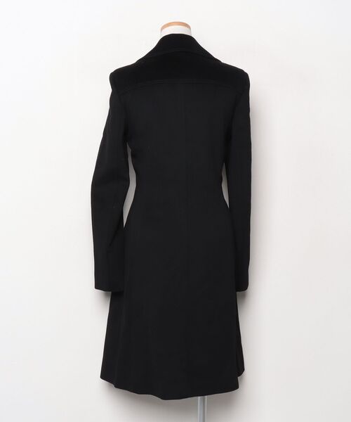 「alberto biani」 チェスターコート 42 ブラック レディース_画像2