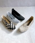 パンプス 洗える スクエアトゥ 軽量 フラット...の詳細画像3
