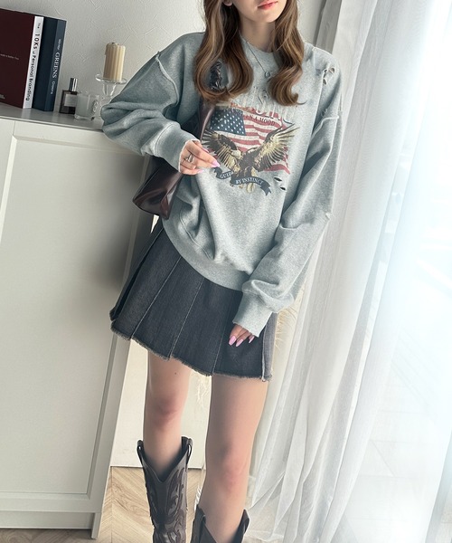 [Java] тренировочный cut and sewn SMALL серый женский 