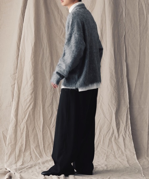 「epnok」 長袖ニット LARGE ブルー メンズ_画像4