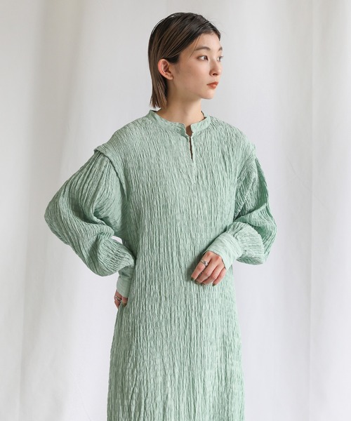 「select MOCA」 長袖ワンピース FREE アイボリー レディース_画像4