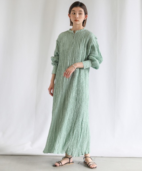 「select MOCA」 長袖ワンピース FREE アイボリー レディース_画像5