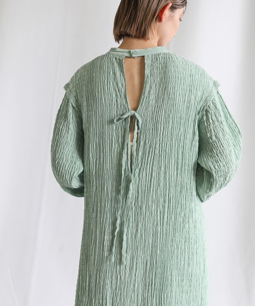 「select MOCA」 長袖ワンピース FREE アイボリー レディース_画像6