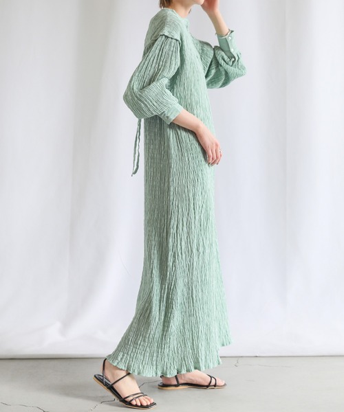 「select MOCA」 長袖ワンピース FREE アイボリー レディース_画像7