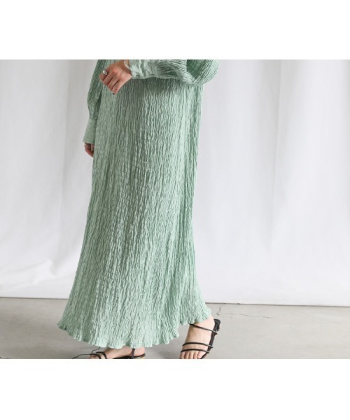 「select MOCA」 長袖ワンピース FREE アイボリー レディース_画像8