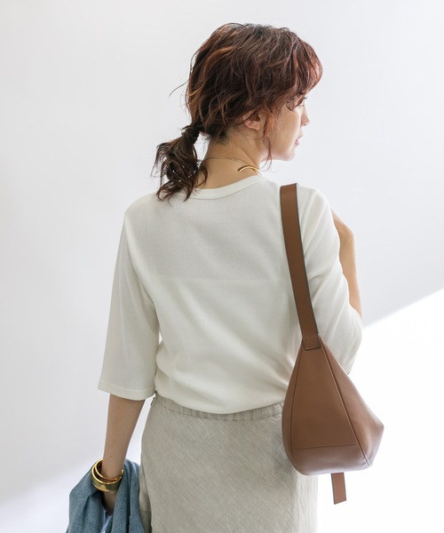 「RIVE DROITE」 7分袖カットソー FREE ブラック レディース_画像5