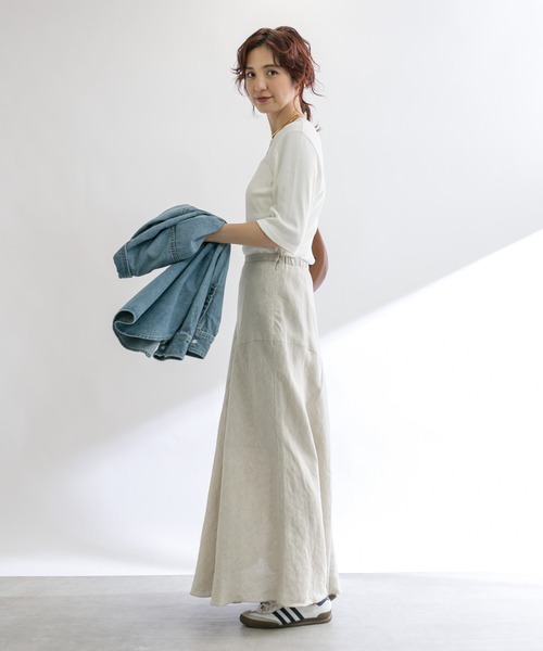 「RIVE DROITE」 7分袖カットソー FREE ブラック レディース_画像9