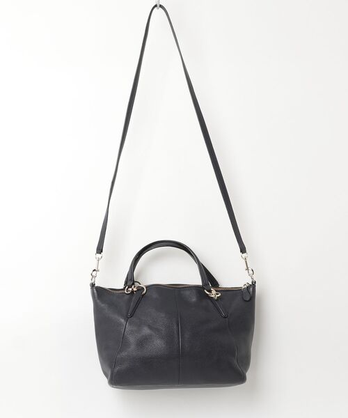 美品　COACH ネイビー レザー ショルダーバッグ f37762 2way 美品 COACH ネイビー レザー ショルダーバッグ f37762 2way - メルカリ