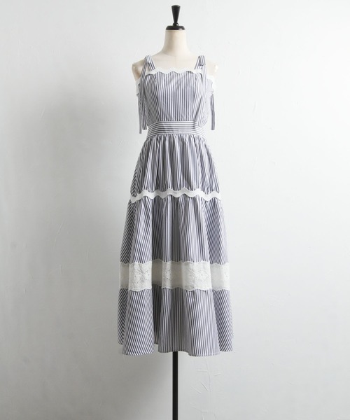 「tocco closet」 キャミソールワンピース M ブラック レディース_画像3