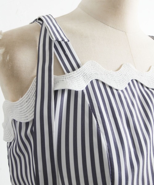 「tocco closet」 キャミソールワンピース M ブラック レディース_画像8