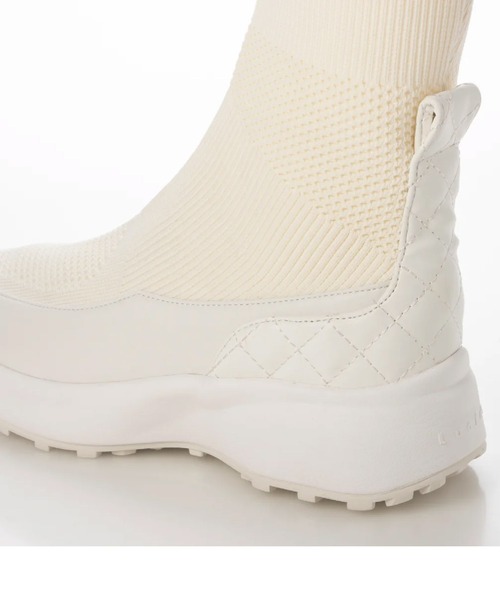 「Lucida」 ショートブーツ 35 ブラック レディース_画像4