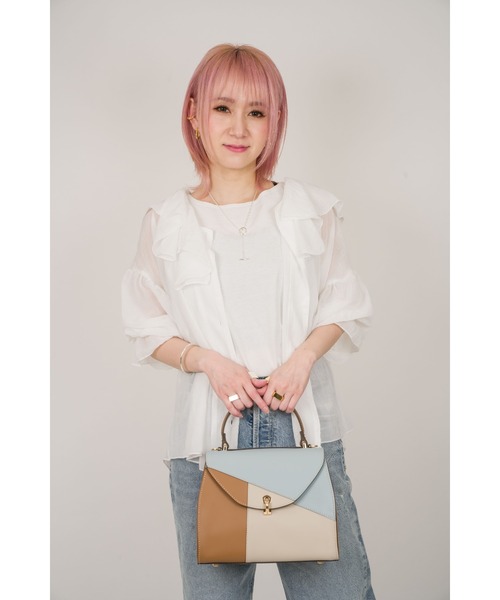 「GIANNI NOTARO」 2WAYバッグ FREE アイボリー レディース_画像9