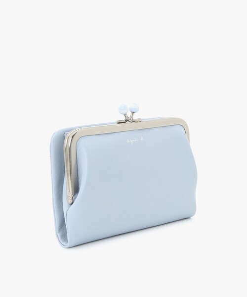 agnes b.（アニエスベー） 財布 レザー がま口 ウォレット ”Irene