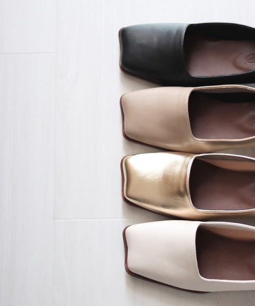 「SESTO」 フラットパンプス 24.5cm ブラック レディース_画像5