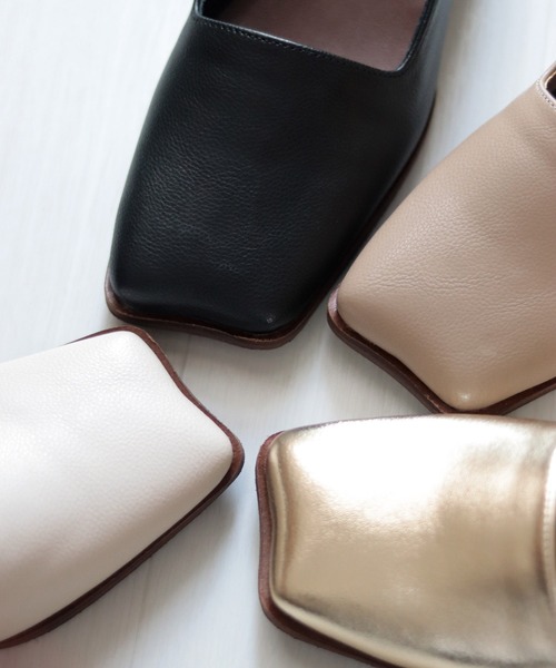 「SESTO」 フラットパンプス 24.5cm ブラック レディース_画像6