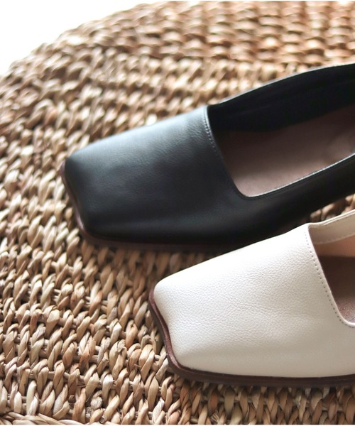 「SESTO」 フラットパンプス 24.5cm ブラック レディース_画像8