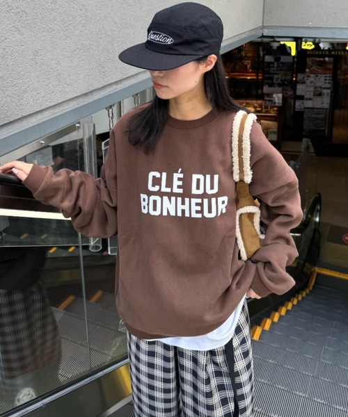 「CIAOPANIC TYPY」 スウェットカットソー LARGE チャコールグレー レディース_画像7