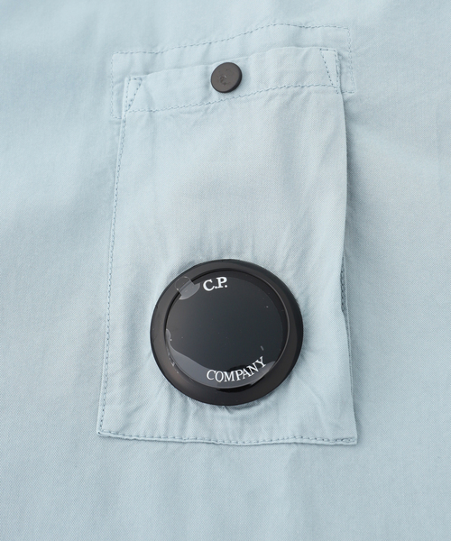 シャツ C.P.Company / シーピーカンパニー ORGANIC GABARDINE ZIPPED LENS OS メンズの画像