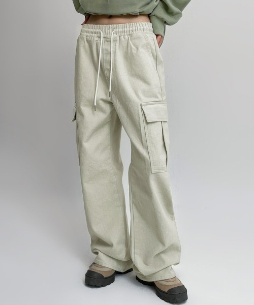 「BLACKUP」 カーゴパンツ FREE ブラック レディース_画像7