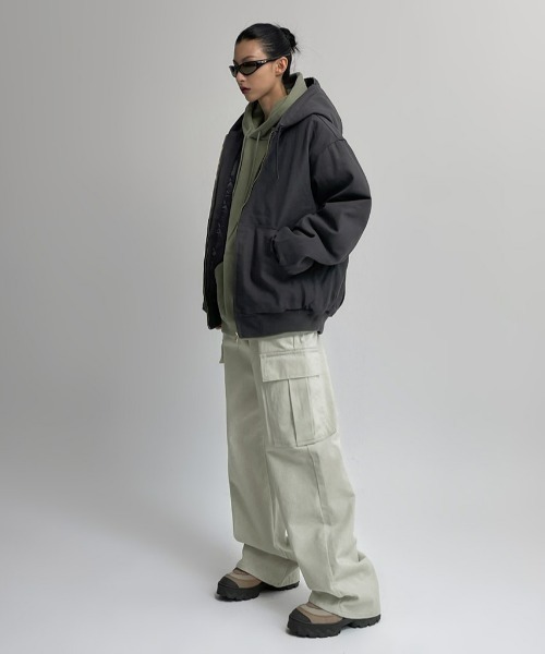 「BLACKUP」 カーゴパンツ FREE ブラック レディース_画像9