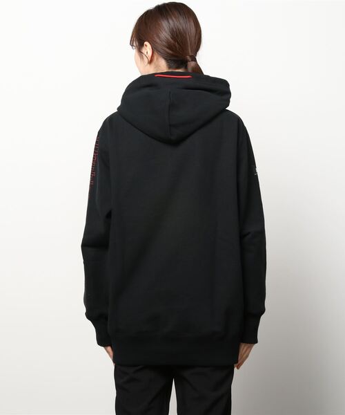 「DOUBLE STANDARD CLOTHING」 プルオーバーパーカー FREE ブラック レディース_画像3